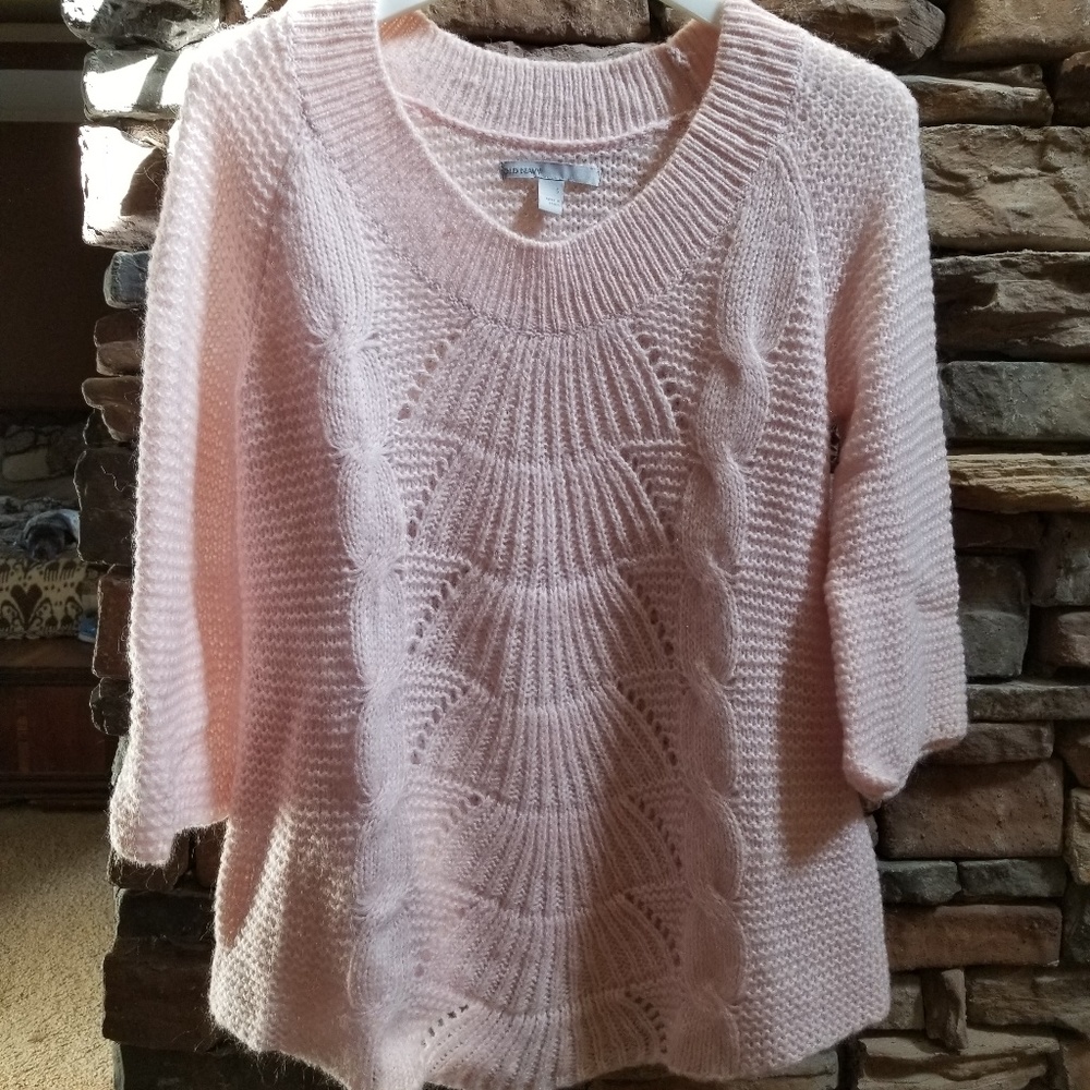 Old Navy pink mohair sweater